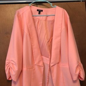 Torrid Salmon Pink Blazer Size 3
